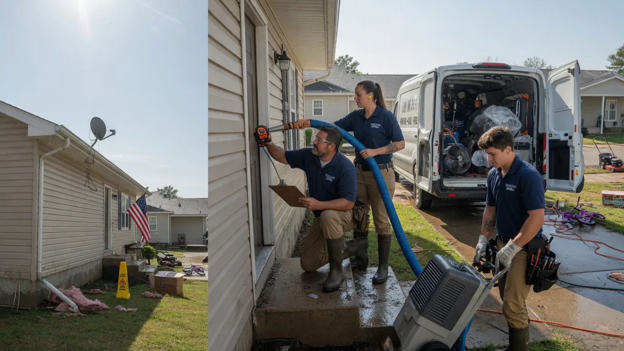Ceiling Water Damage Restoration in Denver, IA near me